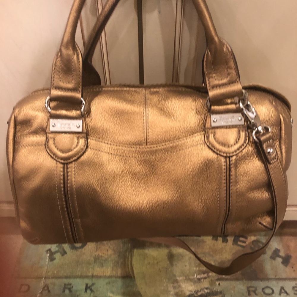 Tignanello Leather Satchel Bag